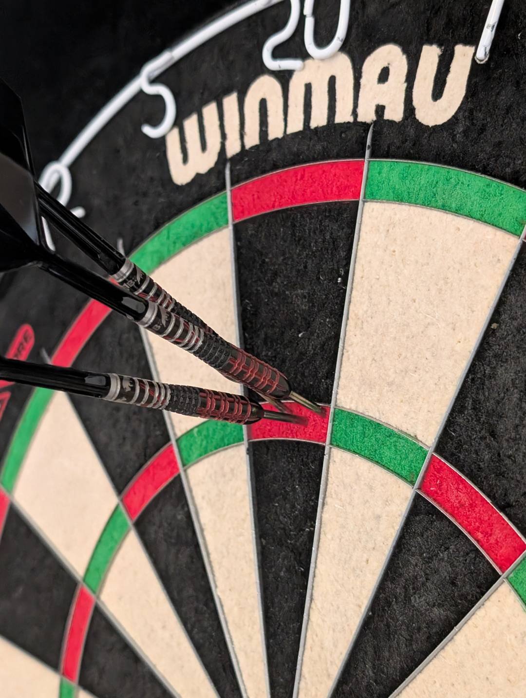 Three darts in a treble 20