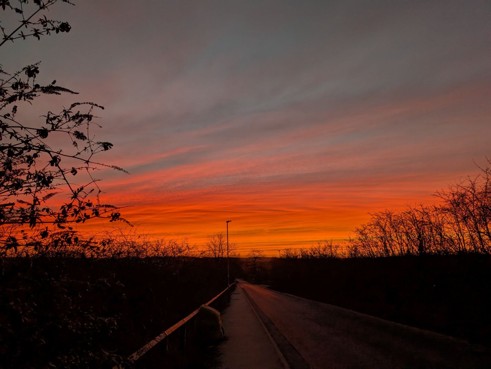 A sunrise