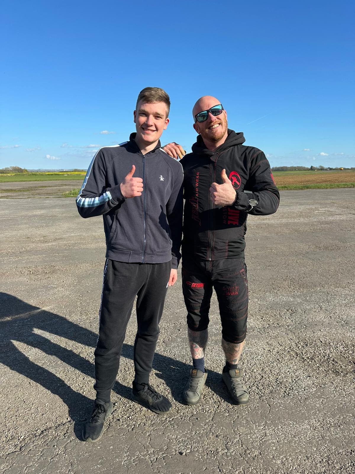 With my instructor