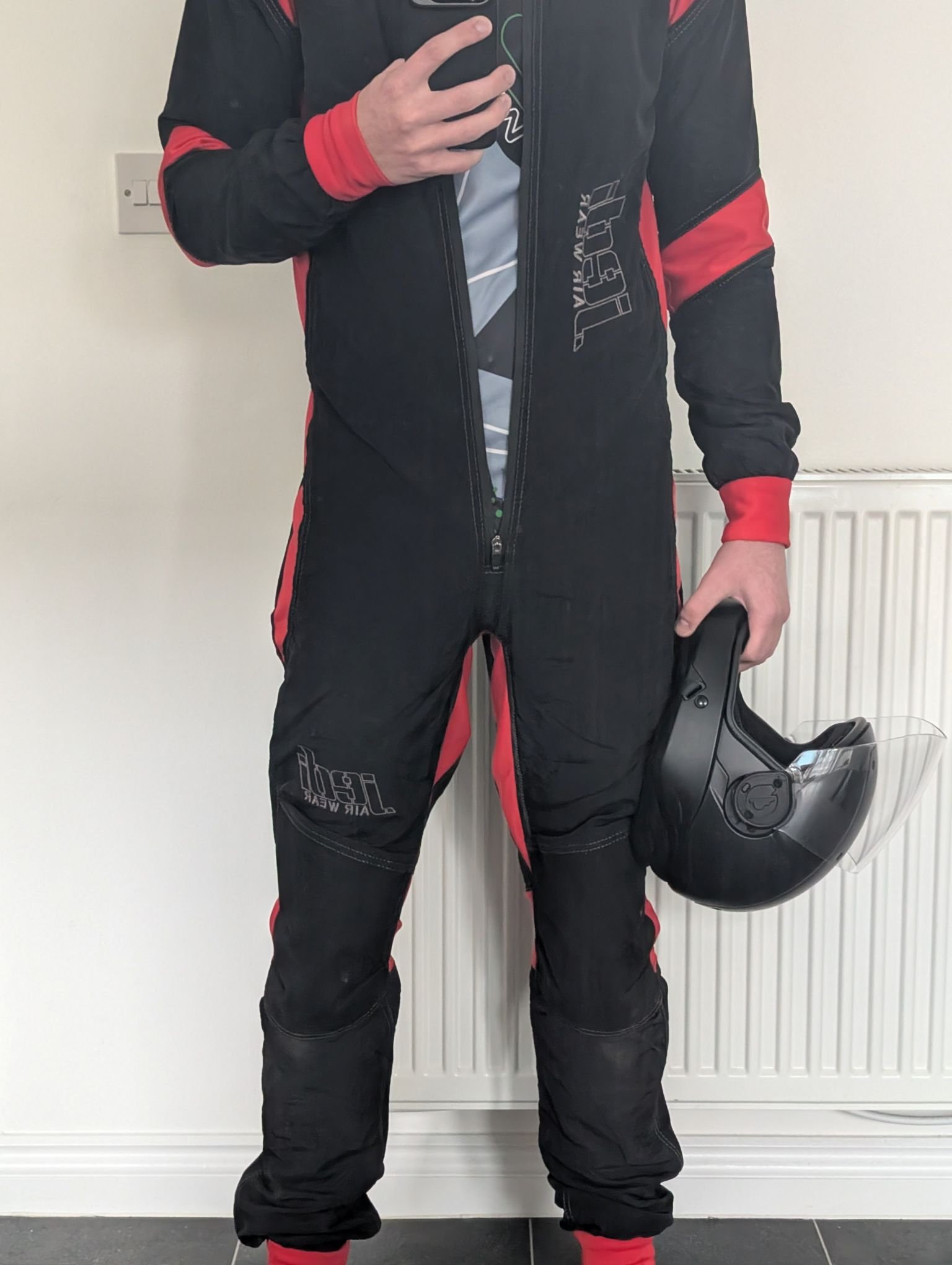 My suit and helmet