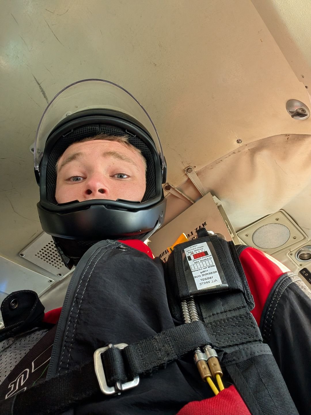 Me in a plane